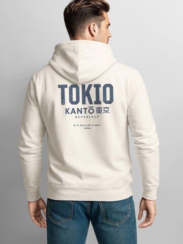 Neverless Sweatshirt 'Tokio' in Beige