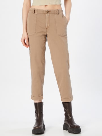 ESPRIT Regular Broek in Bruin: voorkant