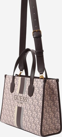 GUESS Handbag 'SILVANA' in Brown: front