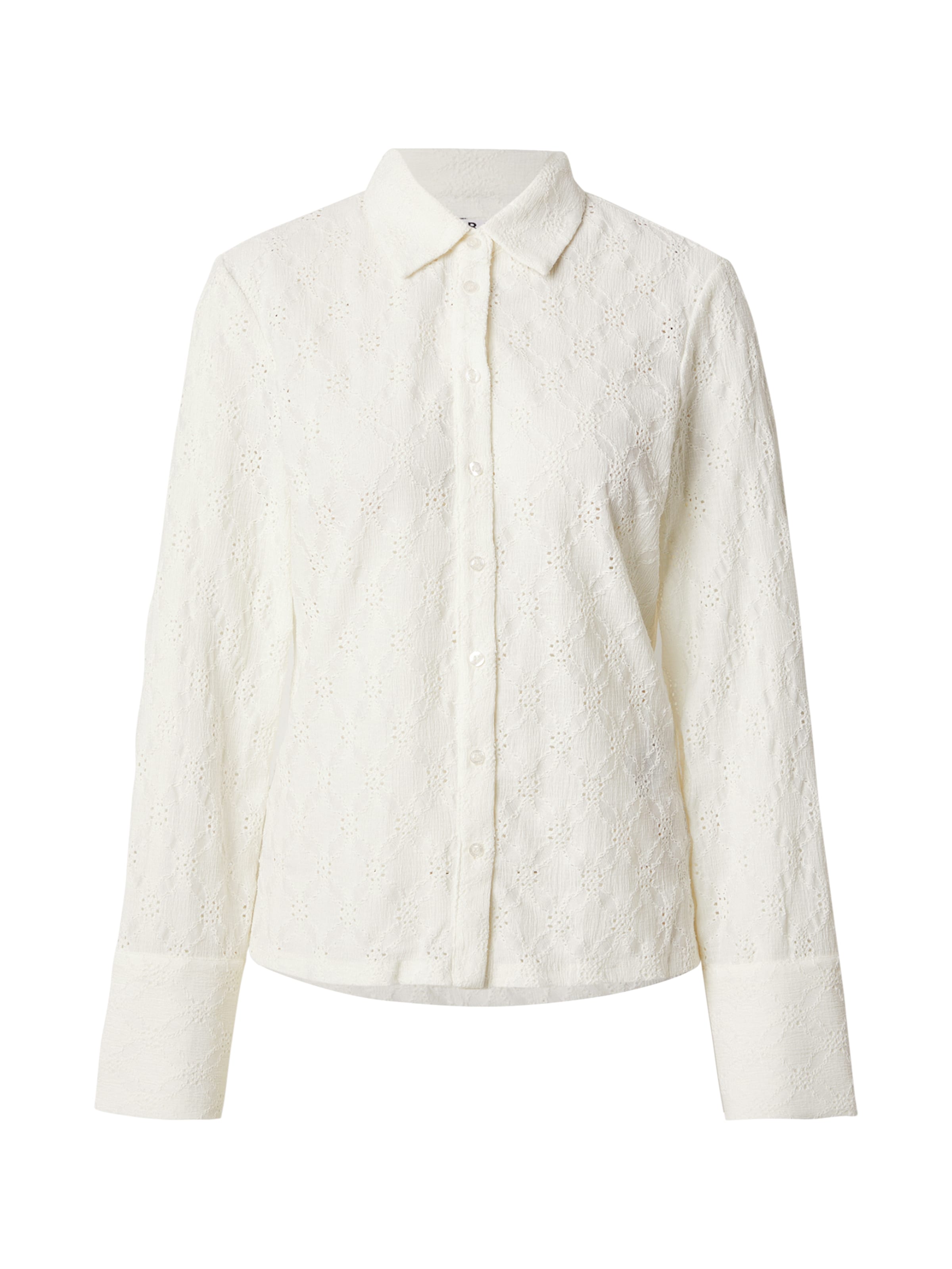 OBJECT Bluse 'OBJESTELLE' i hvid: forside