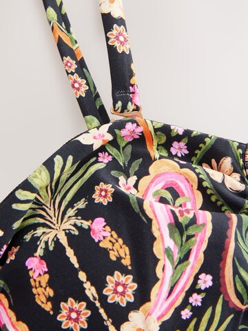 Next Bandeau Strój kąpielowy modelujący sylwetkę w kolorze czarny