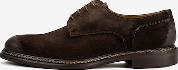 Van Laack Lace-Up Shoes in Brown: front