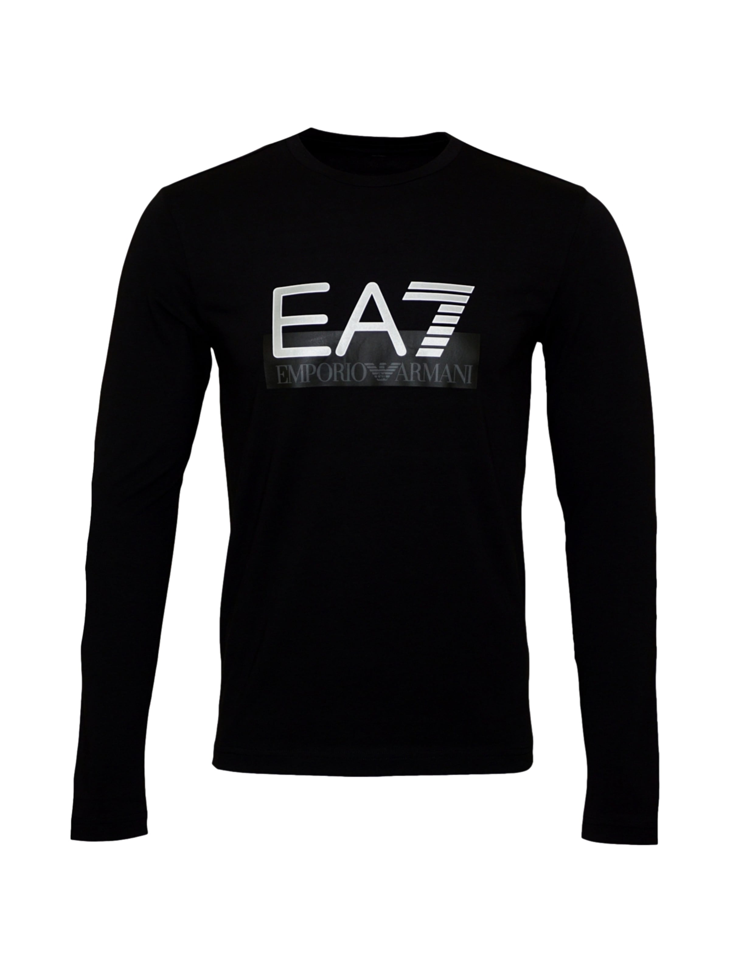 EA7 Emporio Armani T-shirt i L i svart / vit, Produktvy