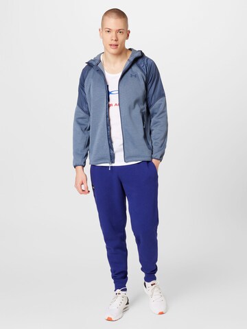 UNDER ARMOUR Tapered Sportbroek 'Rival' in Blauw