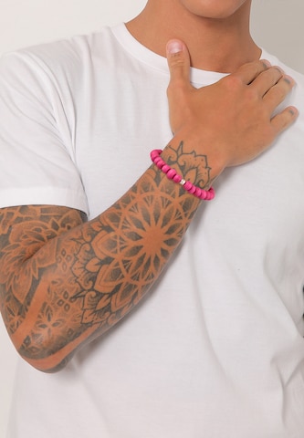 KUZZOI Armband 'Kugel' in Roze