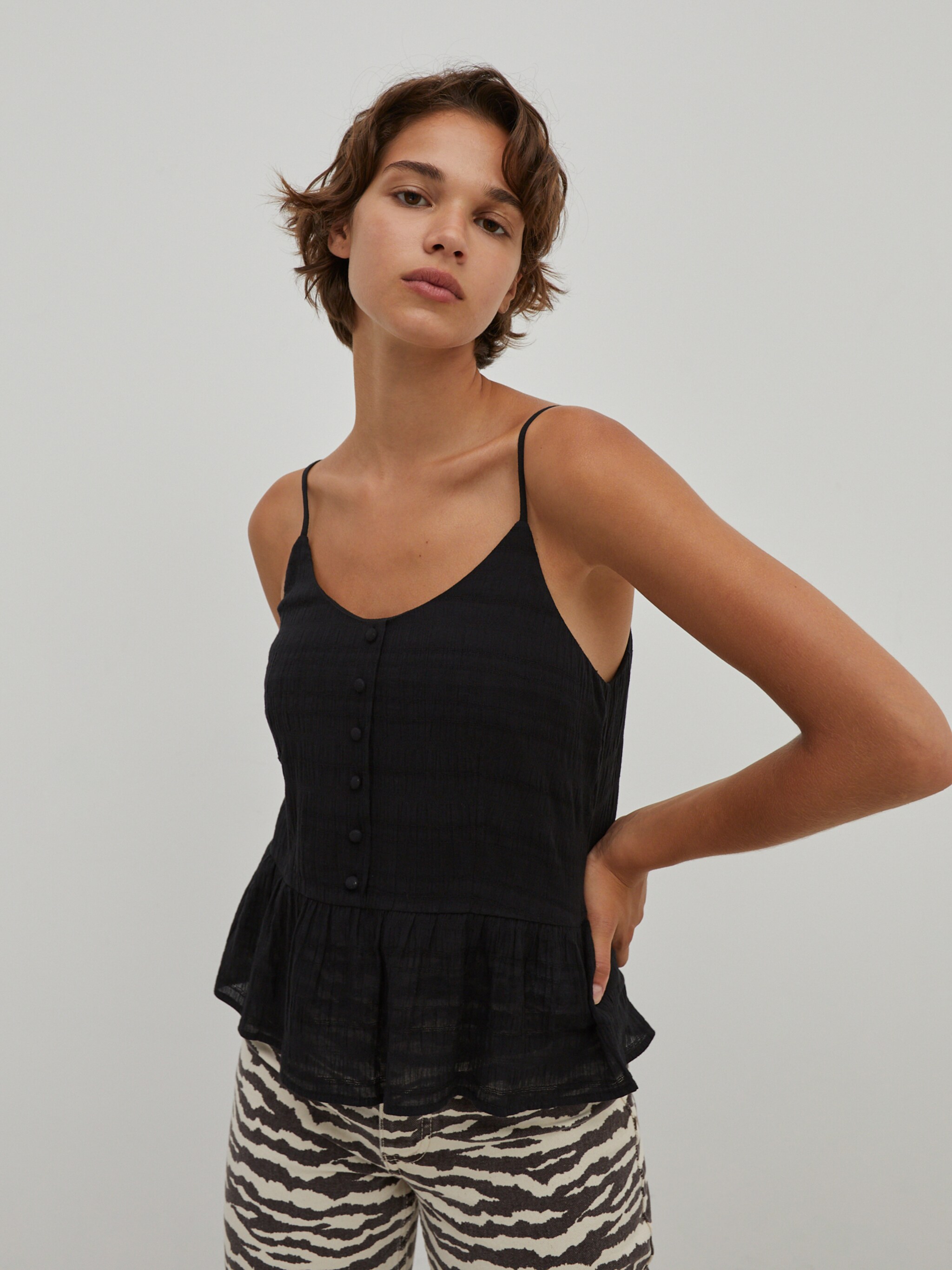 EDITED Producten Top 'Skye' Zwart