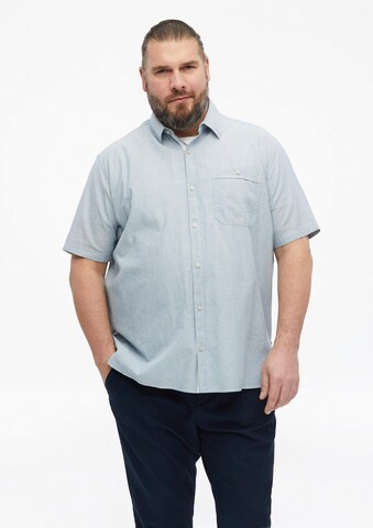 Fit confort Chemise s.Oliver Red Label Big & Tall en bleu : devant
