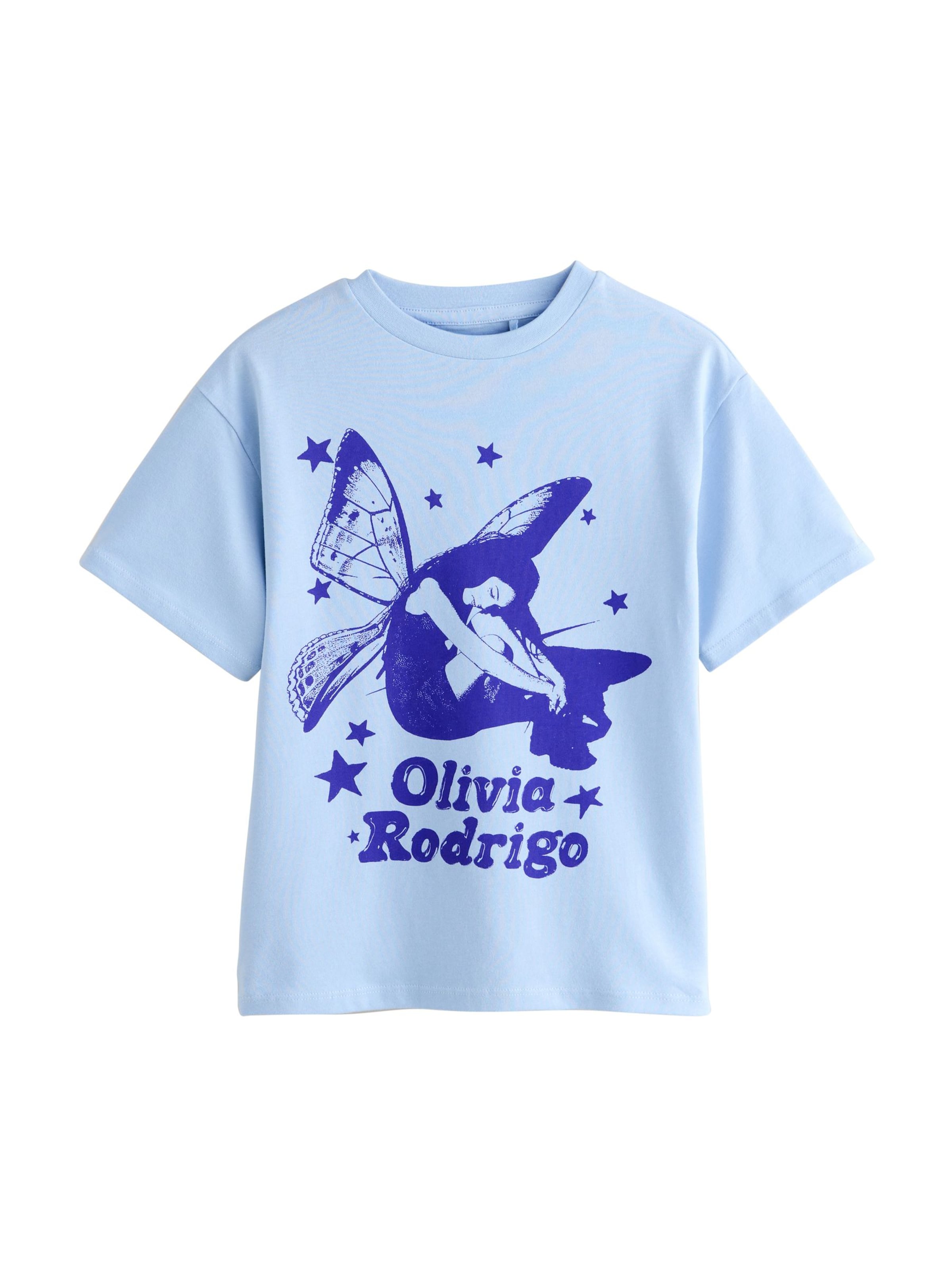Next Shirt 'Olivia Rodrigo' in Blue / Light blue, Item view