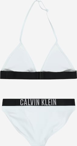 Calvin Klein Swimwear Triangle Bikini in Blue