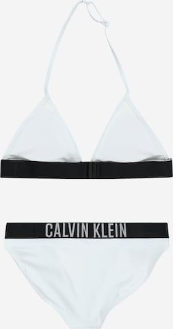 Calvin Klein Swimwear Trojuholníky Bikiny - Modrá