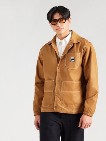 Veste mi-saison 'Wabash' ADIDAS ORIGINALS en marron : devant