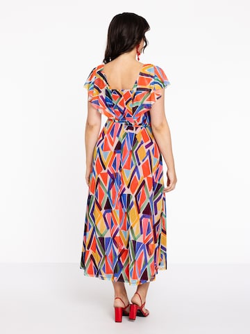 Yoek Dress in Mixed colors