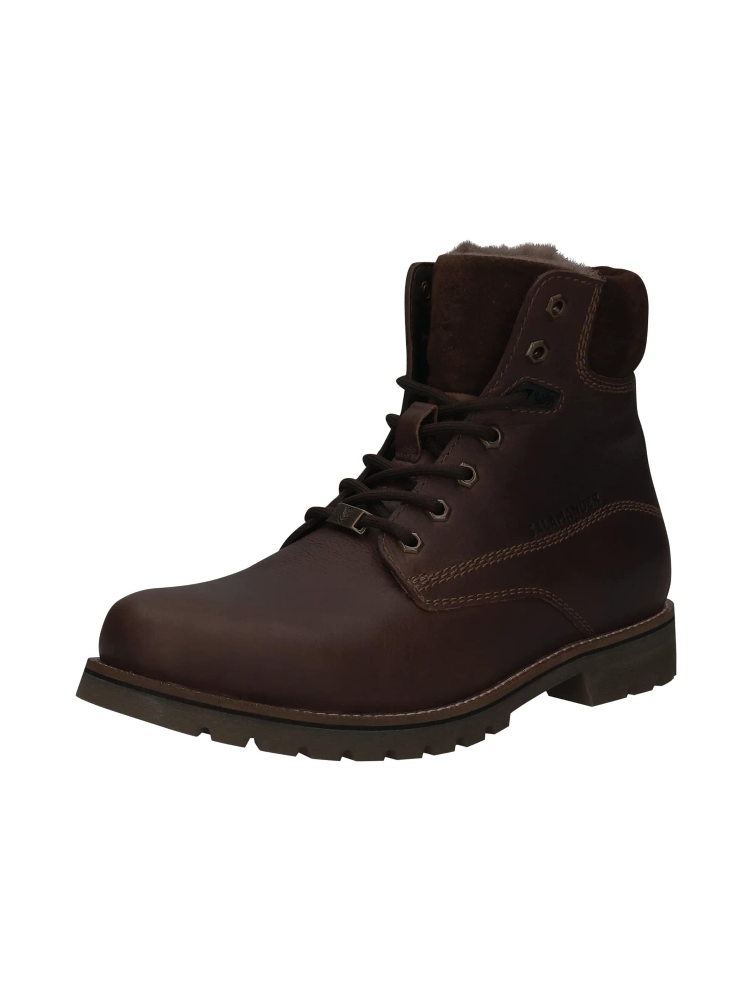 SALAMANDER Боти с връзки в кафяво: отпред