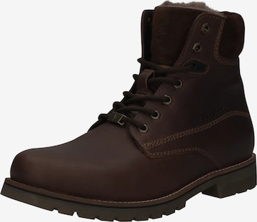 SALAMANDERČizme na vezanje - smeđa boja: prednji dio