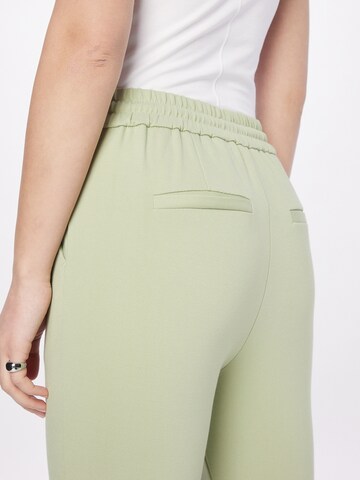 VERO MODA Tapered Bandplooibroek 'Eva' in Groen