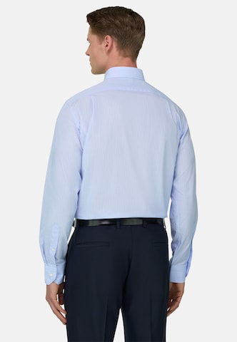 Boggi Milano Regular fit Overhemd in Blauw