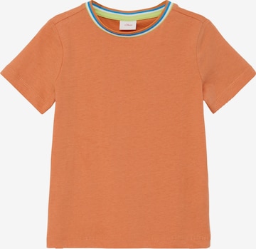 T-Shirt s.Oliver en orange : devant