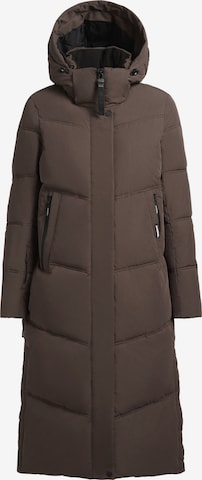 Manteau d’hiver ' LUGA ' khujo en marron : devant
