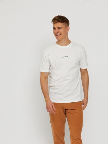 mazine Shirt ' Logo T ' in White
