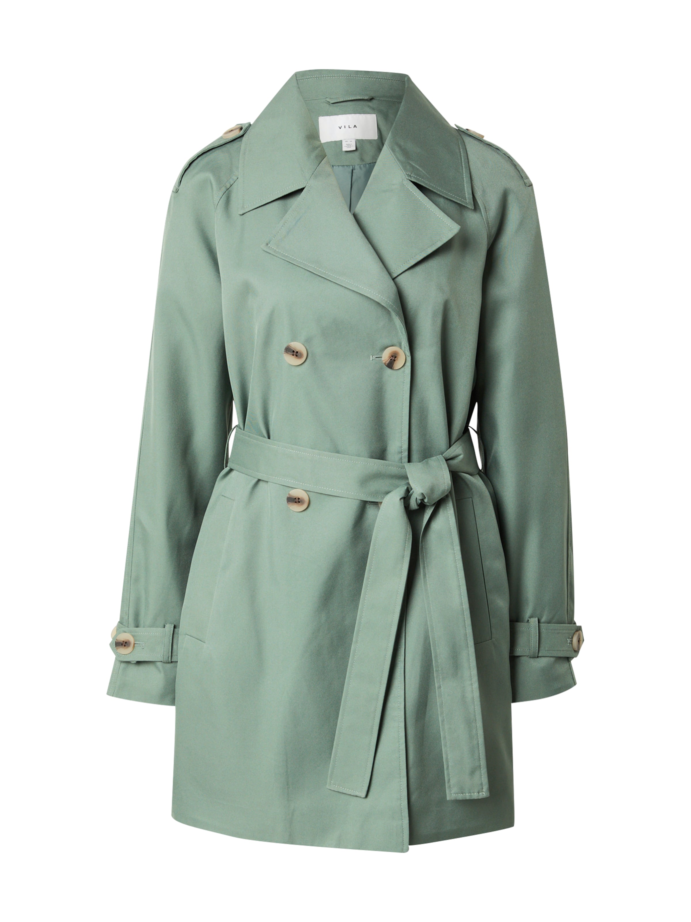 žalia VILA Demisezoninis paltas 'Zelena': priekis