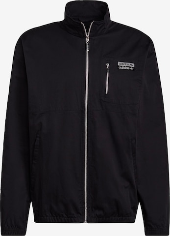 ADIDAS ORIGINALS - Chaqueta de entretiempo en negro: frente