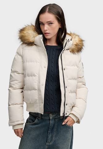 Superdry & Co Winter Jacket 'Everest' in Grey: front