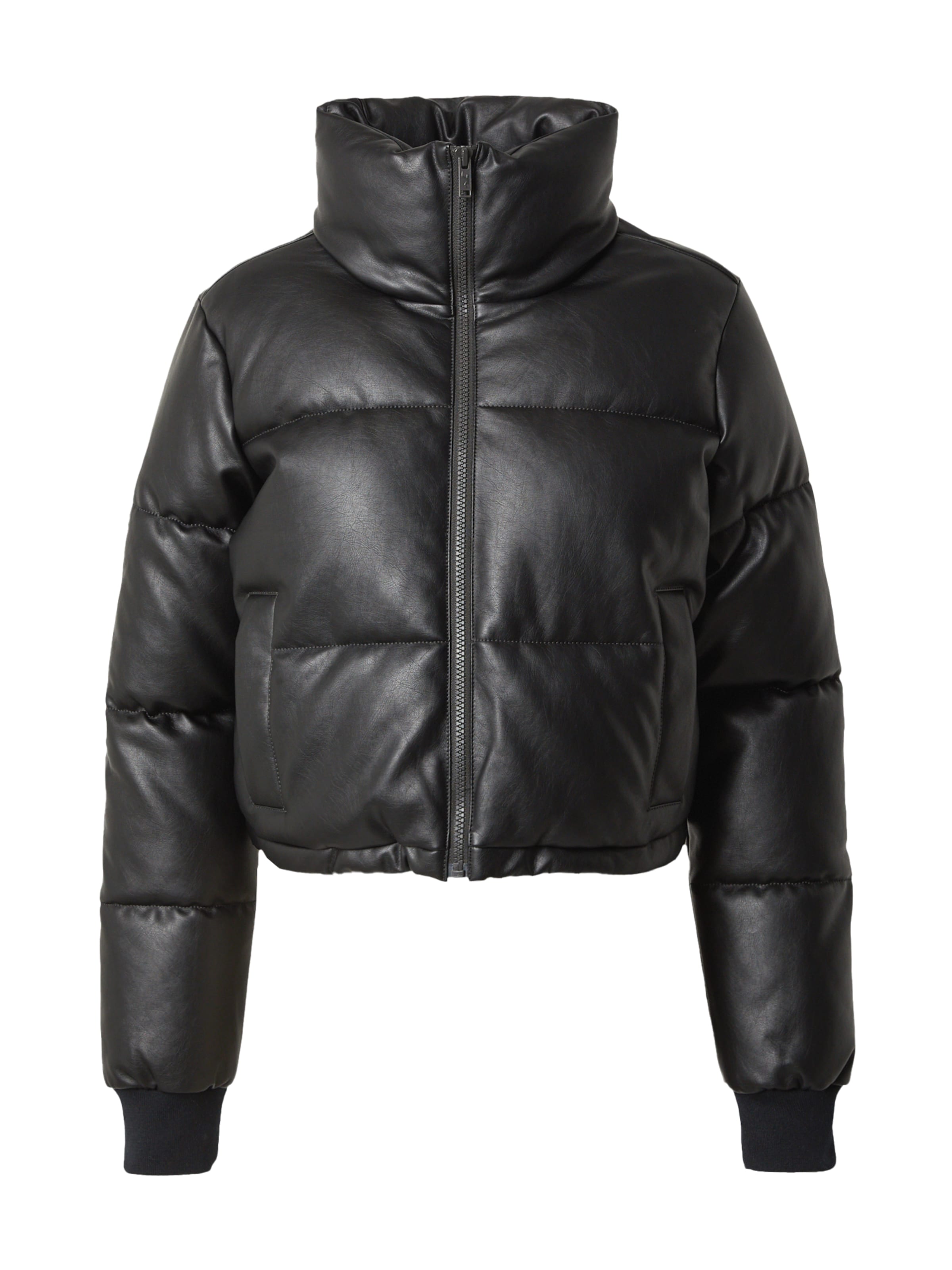 Geacă de primăvară-toamnă de la HOLLISTER pe negru: față