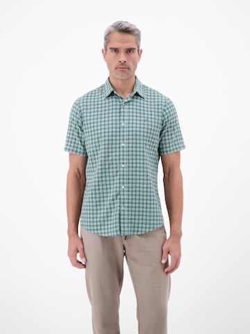 LERROS Regular fit Button Up Shirt in Green: front