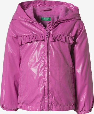 UNITED COLORS OF BENETTON Between-Season Jacket in Pink: front