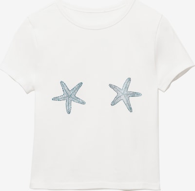 Pull&Bear Majica 'ESTRELLAS MERMAID' u nebesko plava / bijela, Pregled proizvoda