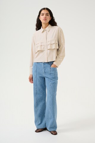 KAREN BY SIMONSEN Blouse 'KBUda Nilla' in Grey