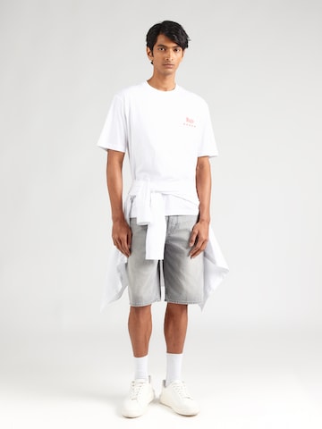 HUGO Póló 'Nucavo' - fehér