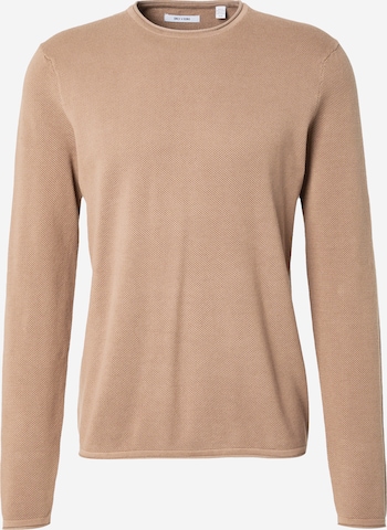 Only & Sons Свитер 'ONSFELIX' в Бежевый: спереди