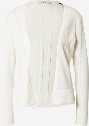 Cardigan ESPRIT en blanc : devant