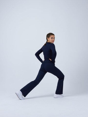 SPORTKIND Funktionsshirt 'Langarmshirt High-Neck'‌‌‌‌‌‌ in Blau