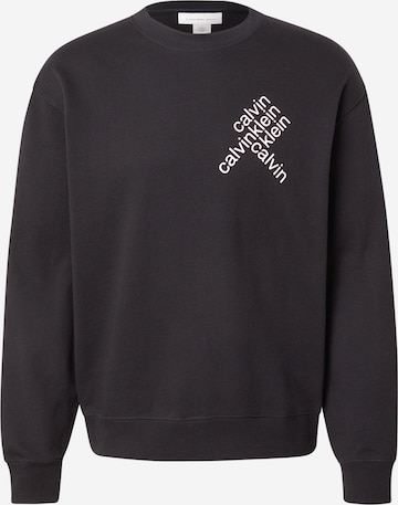 juoda Calvin Klein Jeans Megztinis be užsegimo: priekis