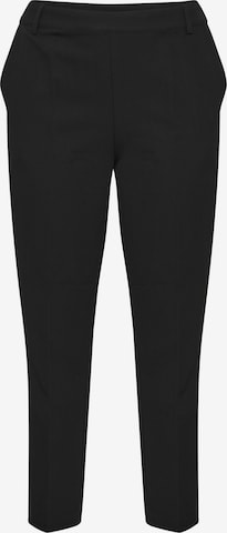 KAFFE CURVE Pleated Pants 'Sakira' in Black: front