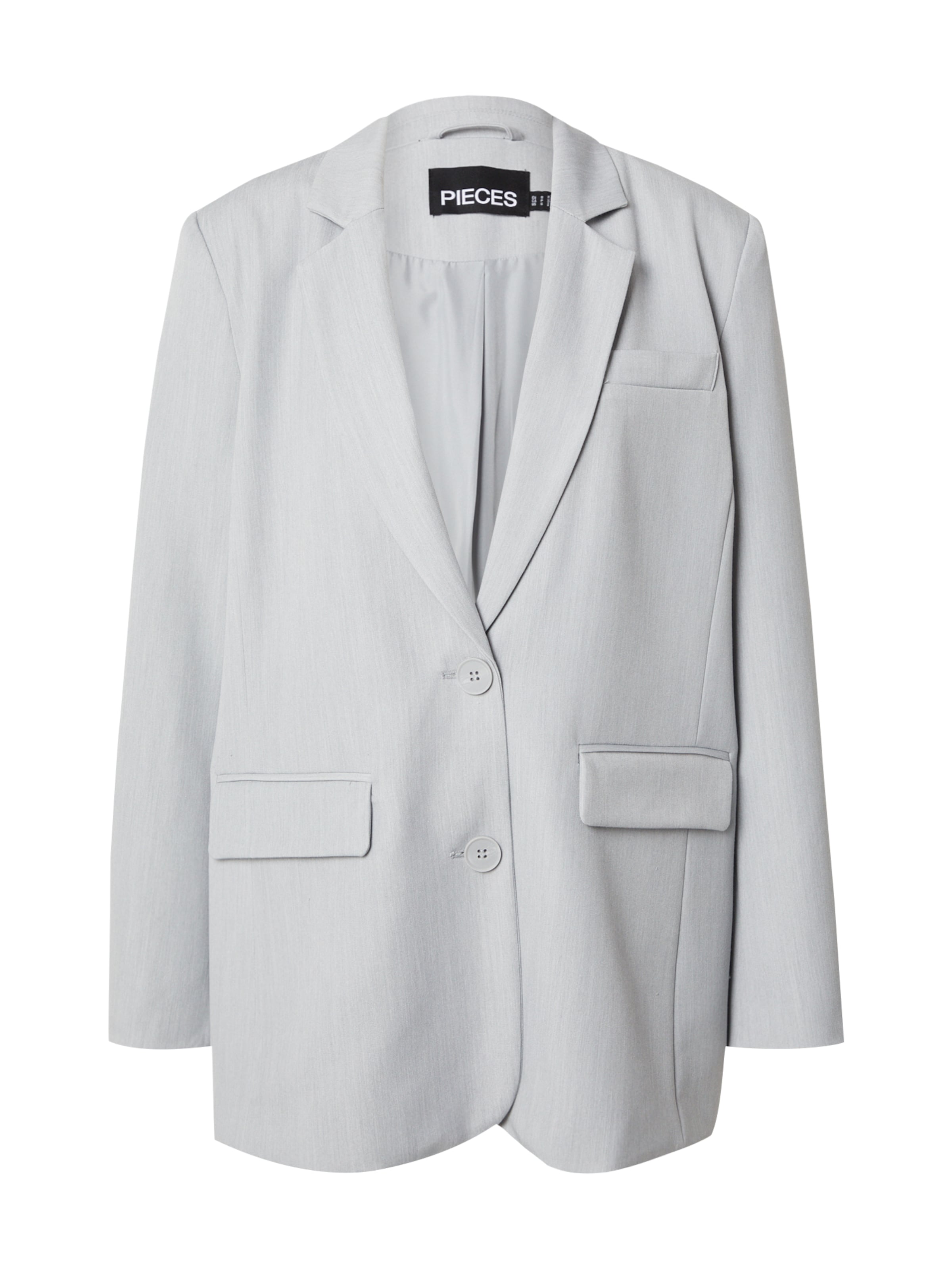 PIECES Bleiser 'PCKamil', värv hall: eest vaates