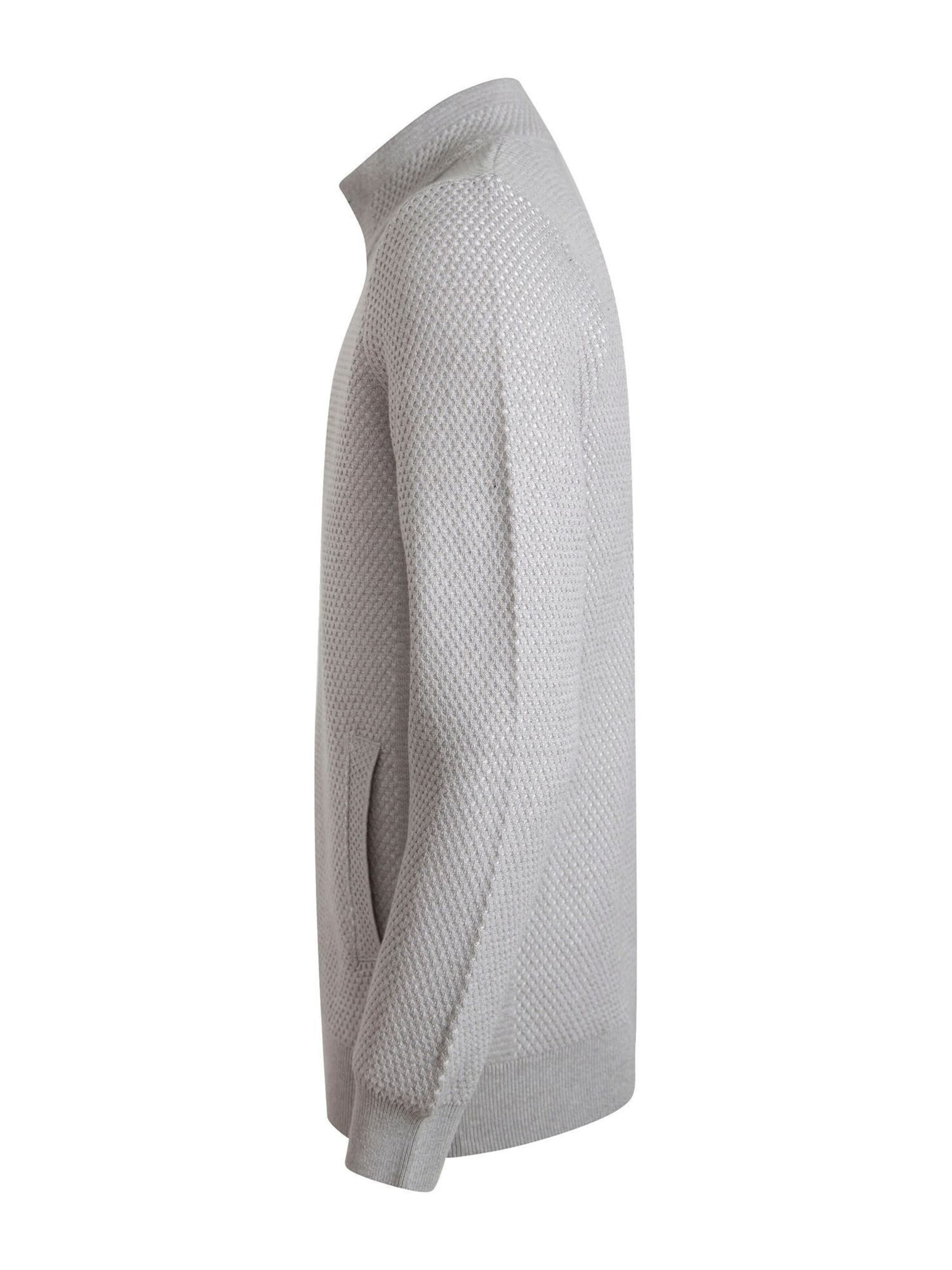 Geacă tricotată de la Jacey Quinn pe gri