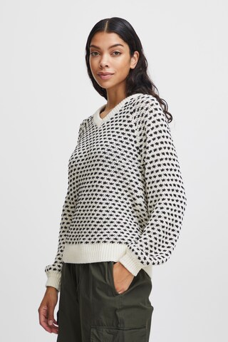 b.young Pullover 'olena' in Weiß