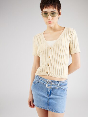 Cardigan 'IRIT' VERO MODA en beige : devant