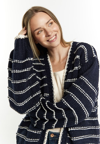 Cardigan DreiMaster Maritim en bleu