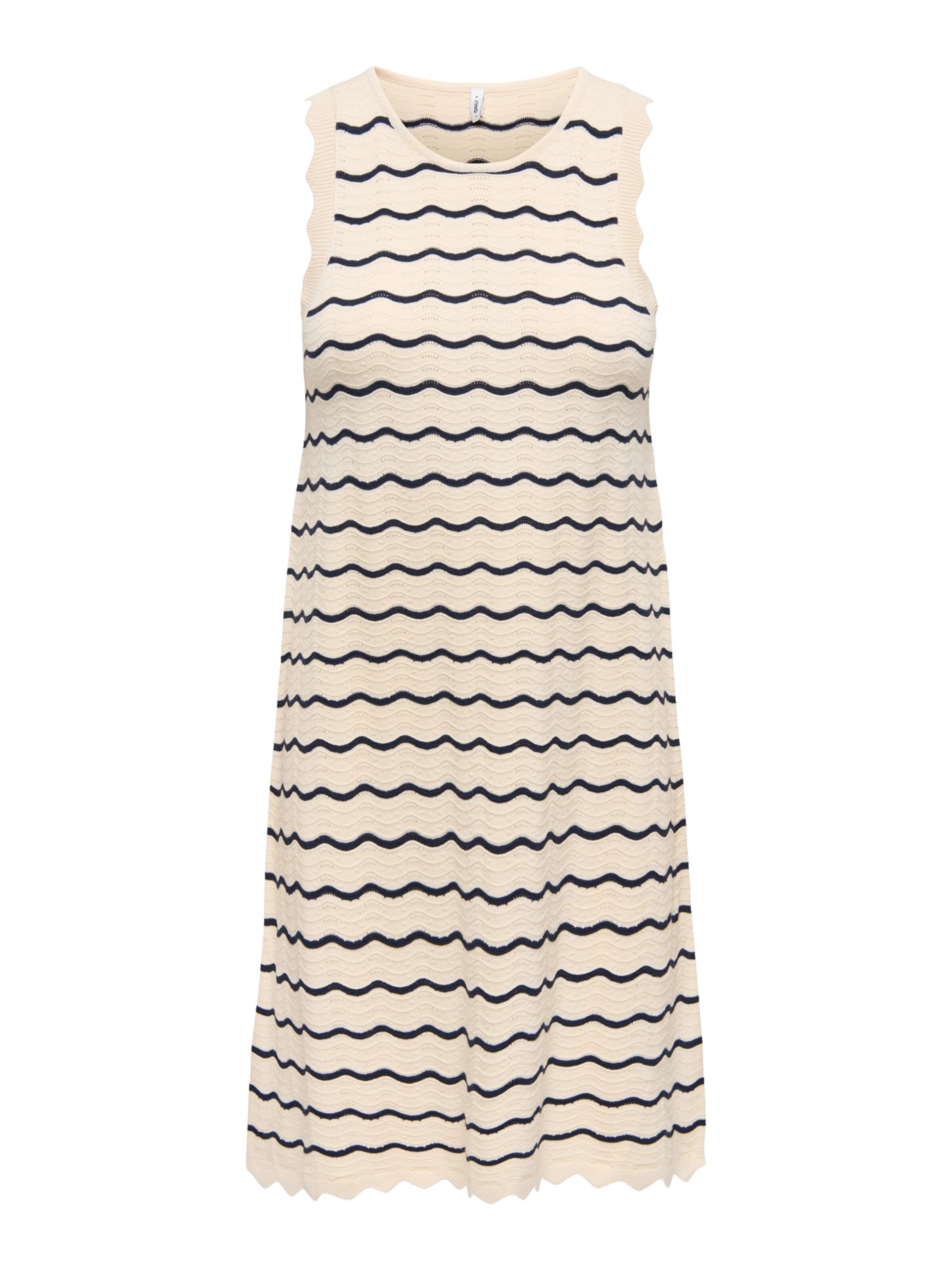 ONLY Πλεκτό φόρεμα 'ONLARMILLA' σε άμμος / μαύρο, Άποψη προϊόντος