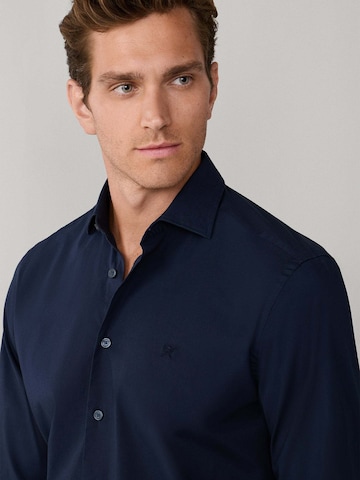 Coupe regular Chemise 'Ess' Hackett London en bleu