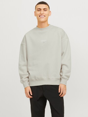 Sweat-shirt JACK & JONES en beige : devant