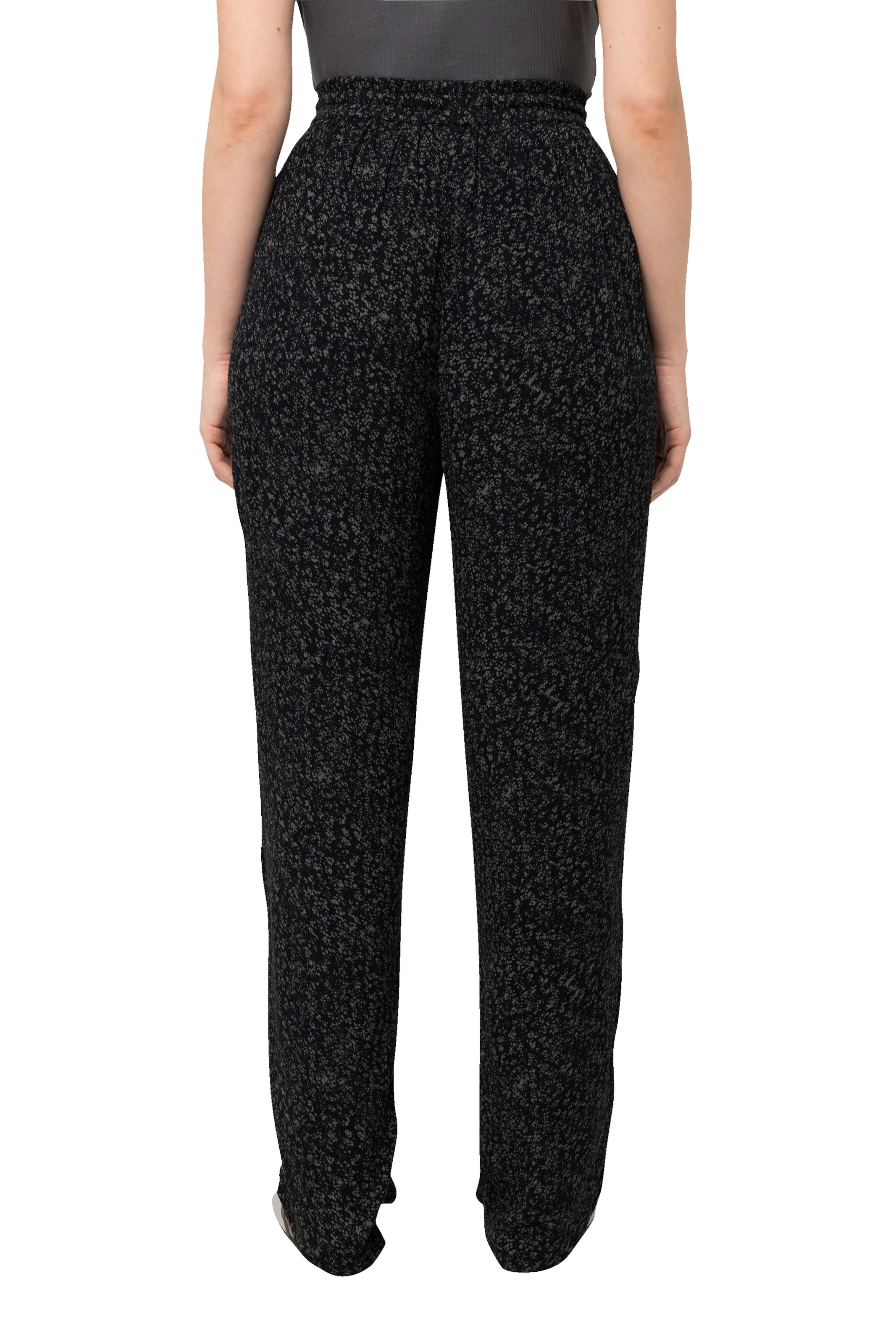 Ulla Popken Wide leg Trousers in Black