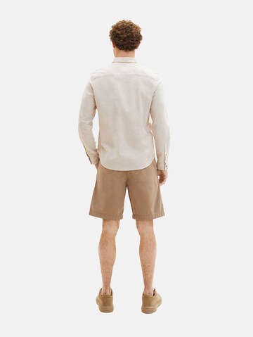 TOM TAILOR Regular Shorts in Beige