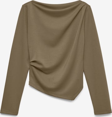 VERO MODA Shirt 'VMMILLE' in Groen: voorkant