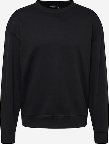 BURTON MENSWEAR LONDON Μπλούζα φούτερ σε μαύρο: μπροστά
