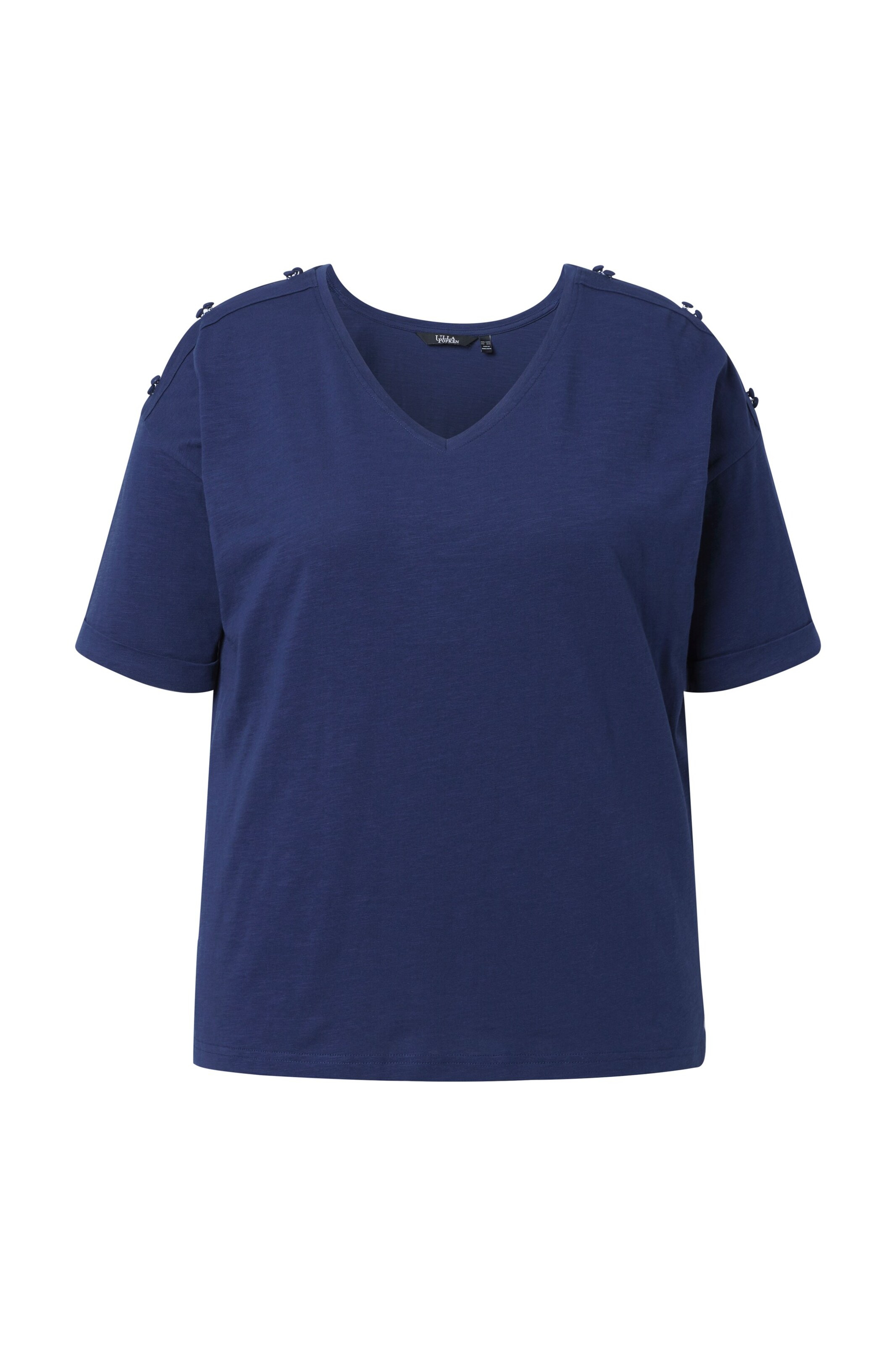 Ulla Popken Shirt in Blau: Vorderseite